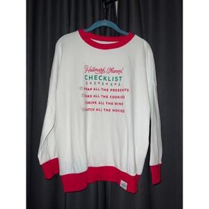 Ugly Christmas Sweater Sweatshirt Xmas Size Medium Hallmark
